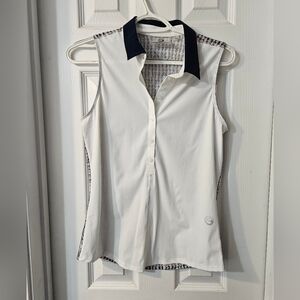 FORAY GOLF Core 3.0 Houndstooth Golf Casual Polo Top